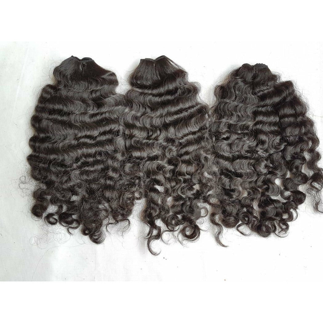 Raw Cambodian Creole Curly bundles 