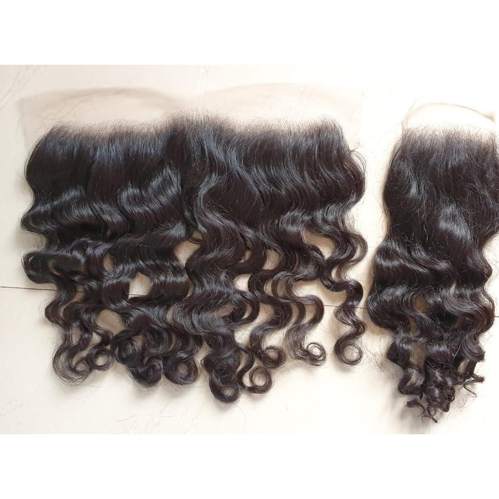 Raw Indian Hair- Body wave Closures